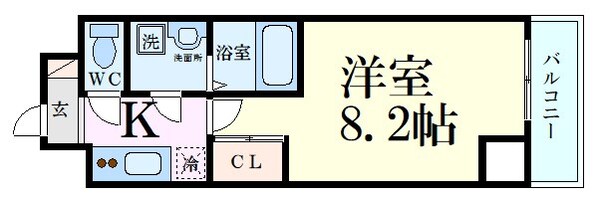 TOYOTOMI STAY PREMIUM 梅田西の物件間取画像